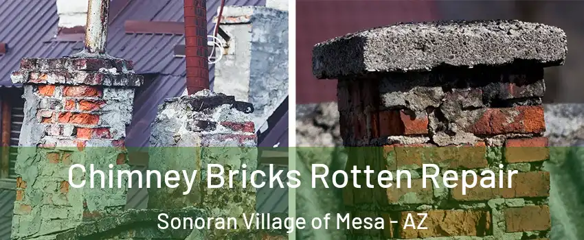 Chimney Bricks Rotten Repair Sonoran Village of Mesa - AZ