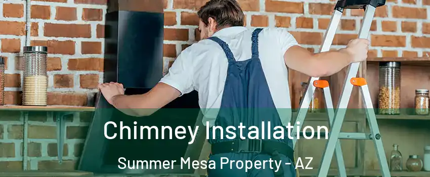 Chimney Installation Summer Mesa Property - AZ