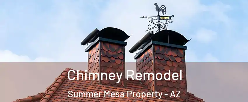 Chimney Remodel Summer Mesa Property - AZ