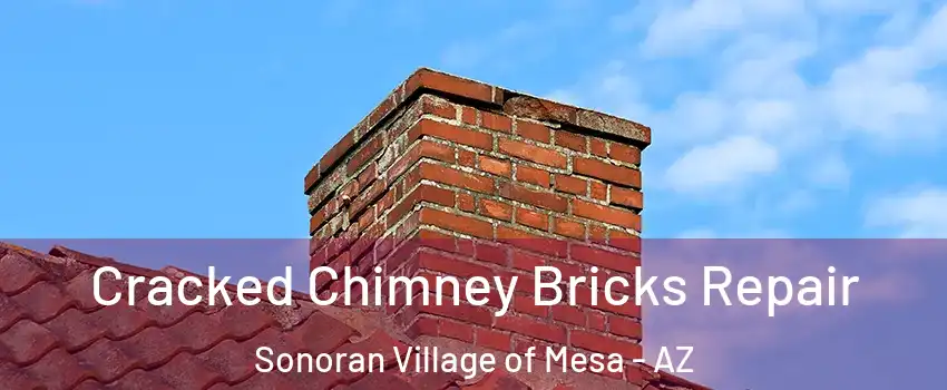 Cracked Chimney Bricks Repair Sonoran Village of Mesa - AZ