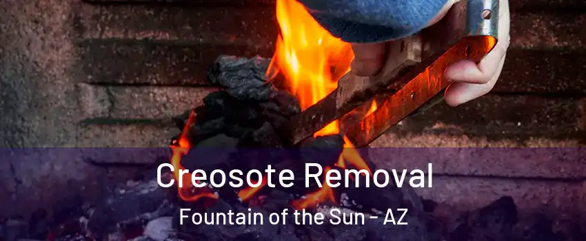 Creosote Removal Fountain of the Sun - AZ