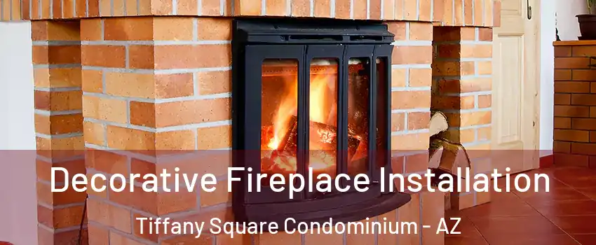 Decorative Fireplace Installation Tiffany Square Condominium - AZ