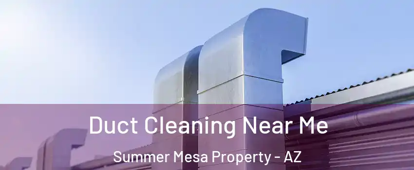 Duct Cleaning Near Me Summer Mesa Property - AZ