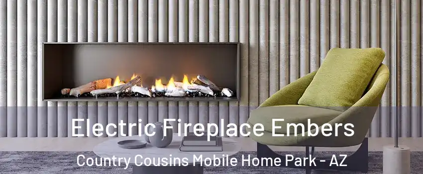 Electric Fireplace Embers Country Cousins Mobile Home Park - AZ