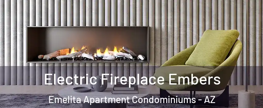 Electric Fireplace Embers Emelita Apartment Condominiums - AZ