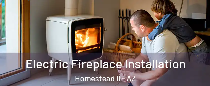 Electric Fireplace Installation Homestead II - AZ