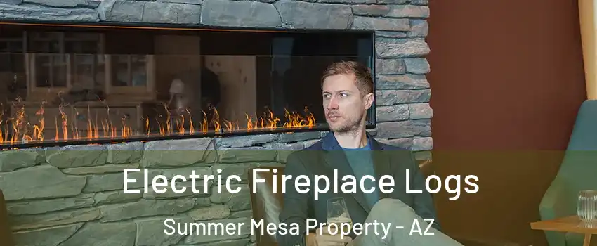 Electric Fireplace Logs Summer Mesa Property - AZ