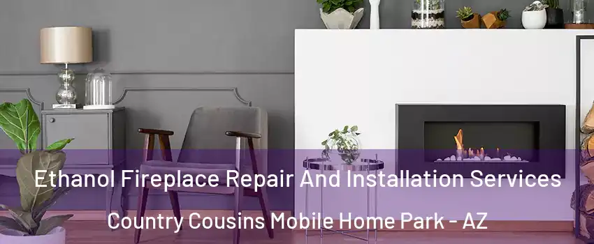 Ethanol Fireplace Repair And Installation Services Country Cousins Mobile Home Park - AZ