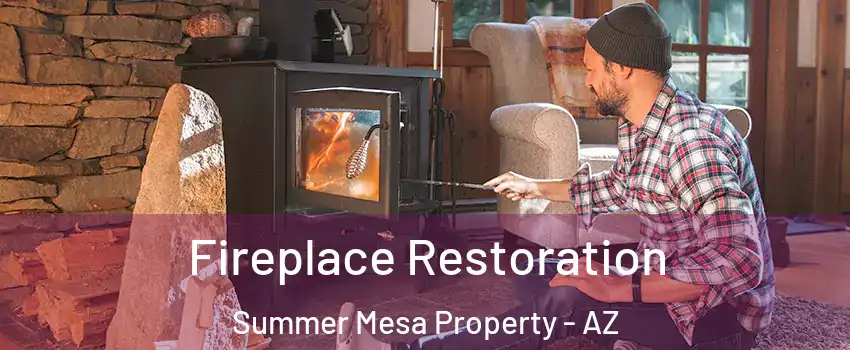 Fireplace Restoration Summer Mesa Property - AZ