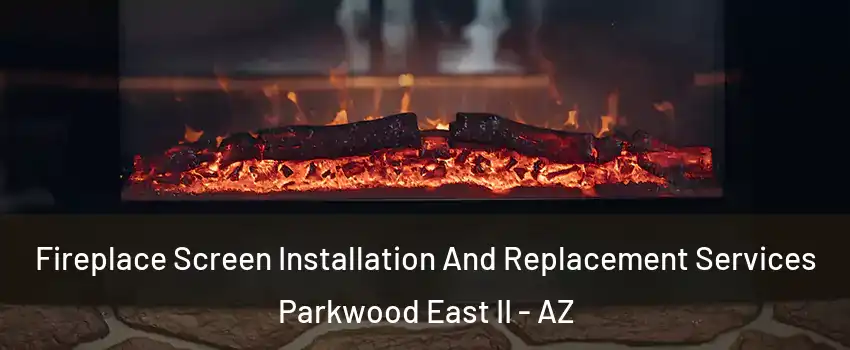 Fireplace Screen Installation And Replacement Services Parkwood East II - AZ