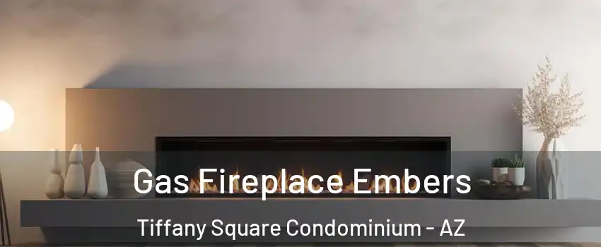 Gas Fireplace Embers Tiffany Square Condominium - AZ