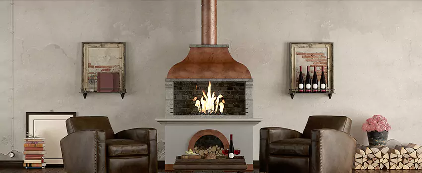 Thelin Hearth Products Providence Pellet Insert Fireplace Installation in Tiffany Square Condominium, AZ