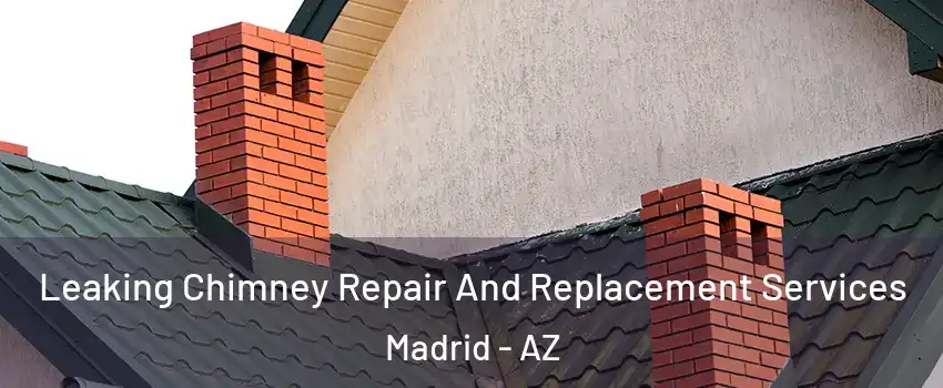 Leaking Chimney Repair And Replacement Services Madrid - AZ