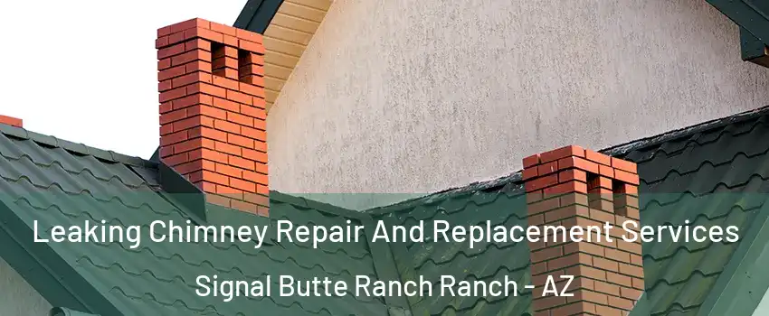 Leaking Chimney Repair And Replacement Services Signal Butte Ranch Ranch - AZ