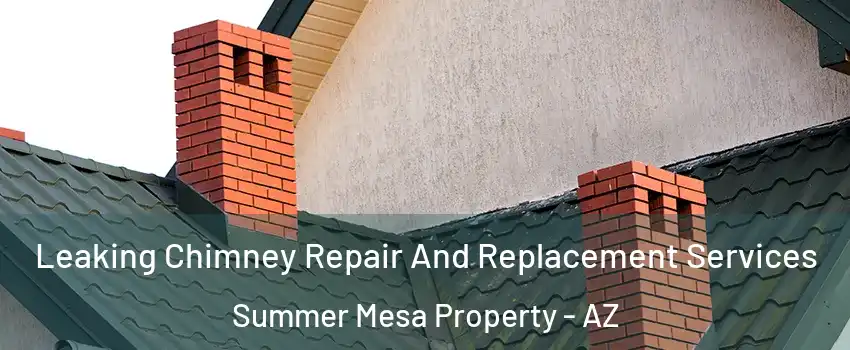 Leaking Chimney Repair And Replacement Services Summer Mesa Property - AZ