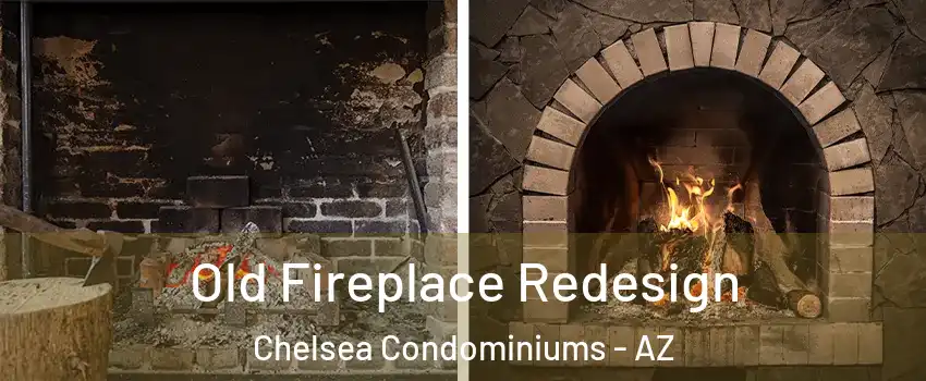 Old Fireplace Redesign Chelsea Condominiums - AZ