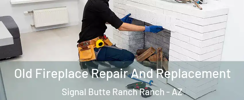 Old Fireplace Repair And Replacement Signal Butte Ranch Ranch - AZ