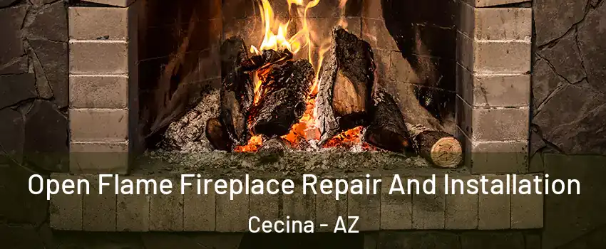 Open Flame Fireplace Repair And Installation Cecina - AZ