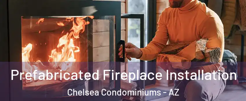 Prefabricated Fireplace Installation Chelsea Condominiums - AZ