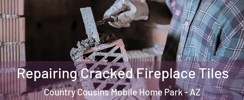 Repairing Cracked Fireplace Tiles Country Cousins Mobile Home Park - AZ