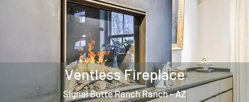 Ventless Fireplace Signal Butte Ranch Ranch - AZ